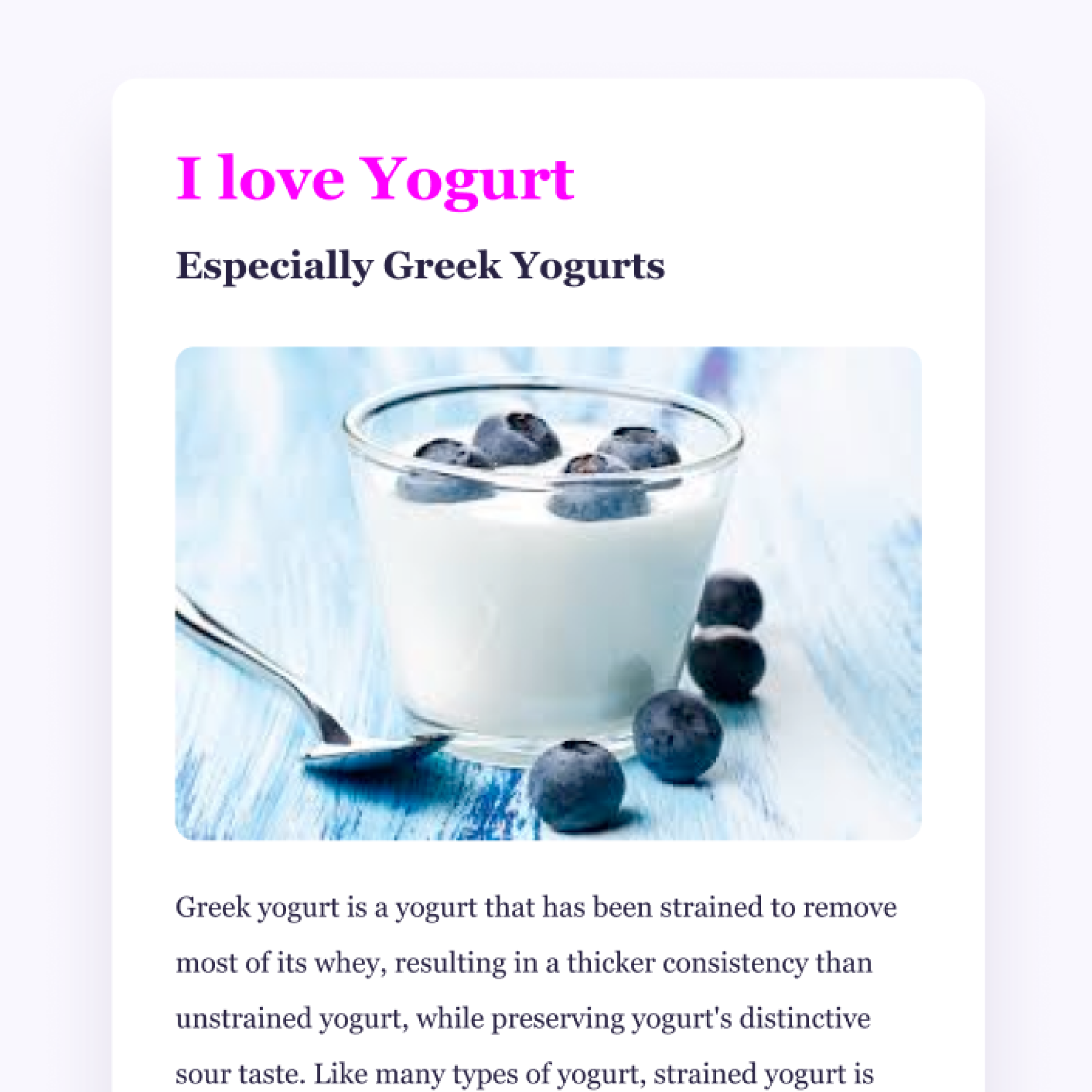 yoghurt app preview